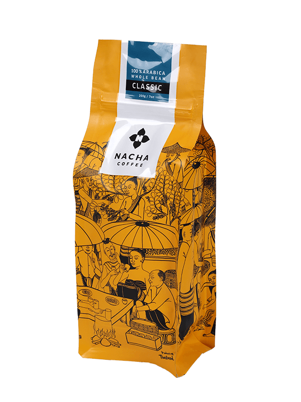 식품 등급 플라스틱 포장 가방은 지퍼가 달린 가방을 서 있습니다.