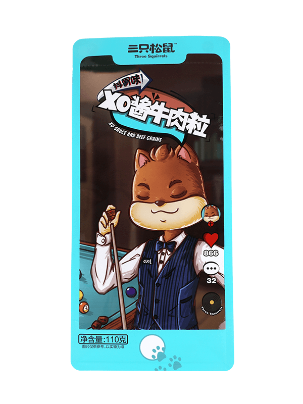 스낵 식품 포장을 위한 맞춤형 인쇄가 있는 새로운 디자인의 비닐 봉투