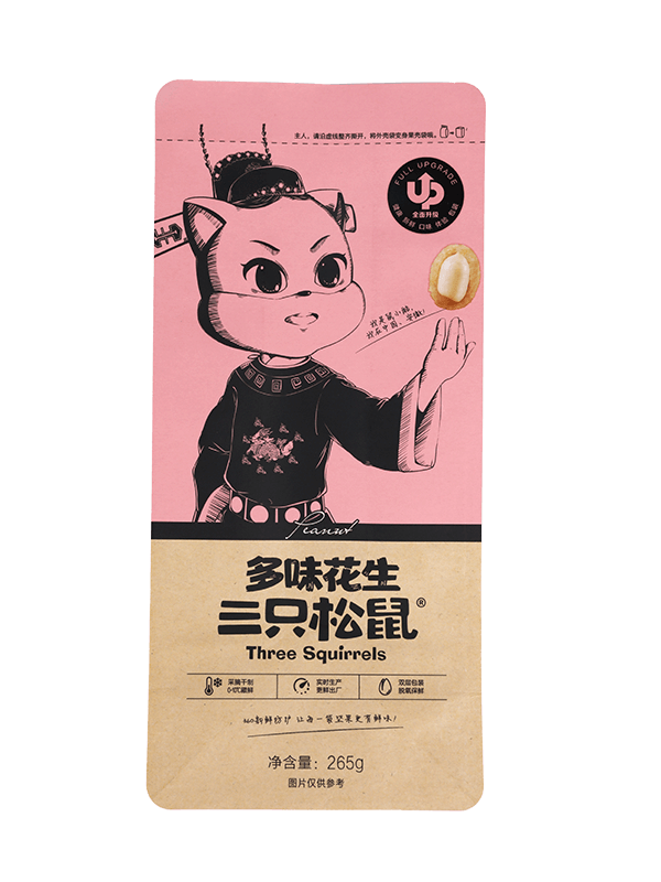 스낵 식품 포장을 위한 맞춤형 인쇄가 있는 새로운 디자인의 비닐 봉투